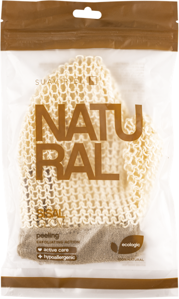 Изображение Перчатка для тела Суавайпел натуральная из сизаля Нувария Глобал м/у, 1 шт