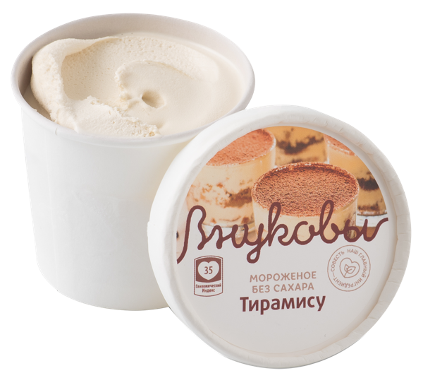 Изображение Мороженое г.Краснодар б/с Внуковы тирамису ЭкоЖизнь к/у, 80 г