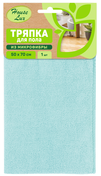 Изображение Тряпка 50*70см для пола Хаус Люкс микрофибра Авангард к/у, 1 шт