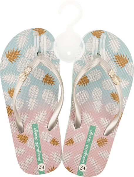 Изображение Тапочки детские пляжные Лакки Лэнд 3392K-PE градиент Степ-Трейд , 1 пара