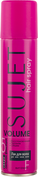 Изображение Лак для волос сверхсильн фик Сюжет волюм Сибиар ж/б, 180 мл