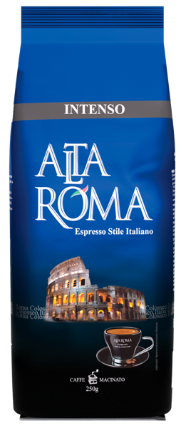 Изображение Кофе молотый Альта Рома интенсо 80% арабика Алмафуд м/у, 250 г