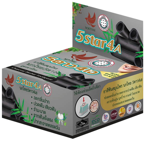 Изображение Зубная паста от налета 5 Стар уголь травяная Виннер Космед к/у, 25 г