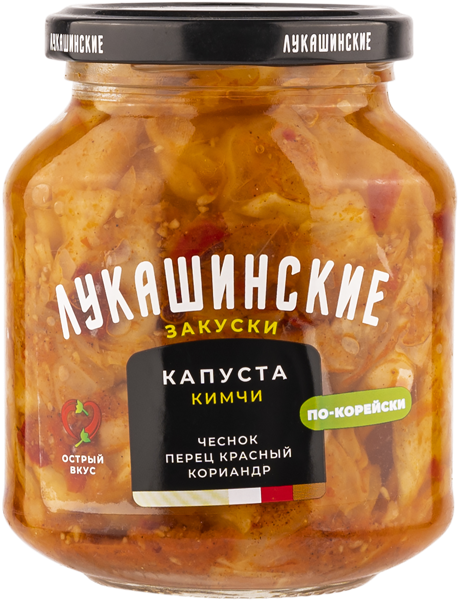 Изображение Капуста Лукашинские кимчи по корейски Оким ПК с/б, 340 г