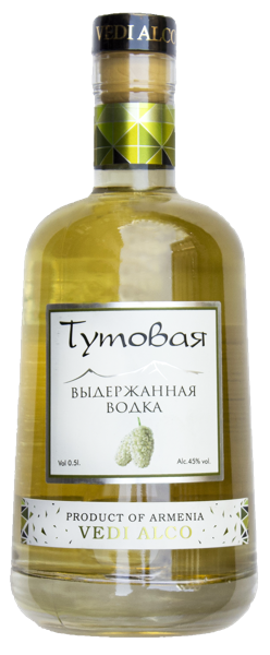 Изображение Водка 45% Веди Алко тутовник выдержанная Веди Алко с/б, 0,5 л
