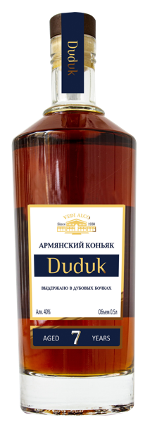 Изображение Коньяк 7 лет 40% Дудук Веди Алко с/б, 0,5 л