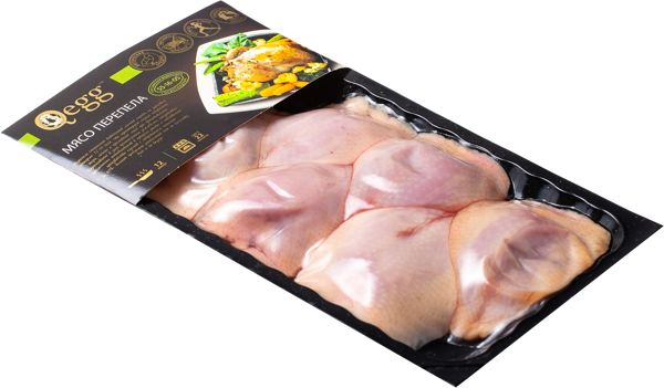 Изображение Птица охлажденное Кьюэгг грудка перепела на кости Угличская ПФ в/у, 350 г