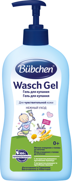 Изображение Гель для купания детский Бюбхен нежный уход Бюбхен Верк п/у, 400 мл