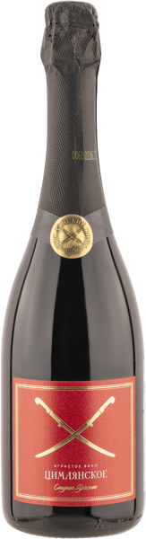 Изображение Вино игристое красное сладкое Цимлянское ЗГУ Цимлянские вина с/б, 0,75 л