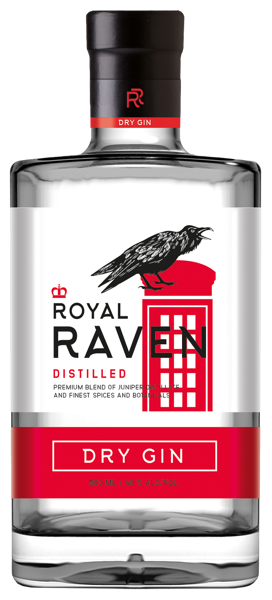 Изображение Джин 40% Роял Рейвен драй Татспиртпром с/б, 0,5 л