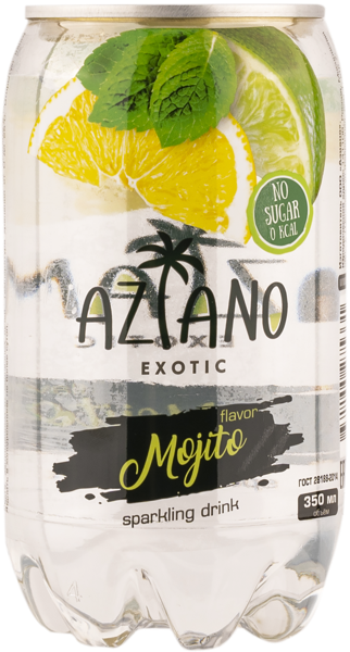 Изображение Напиток газ Азиано мохито Азиано п/б, 0,35 л