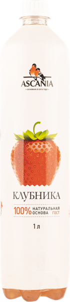 Изображение Напиток газ Аскания клубника Аскания п/б, 1 л