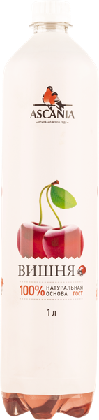 Изображение Напиток газ Аскания вишня Аскания п/б, 1 л
