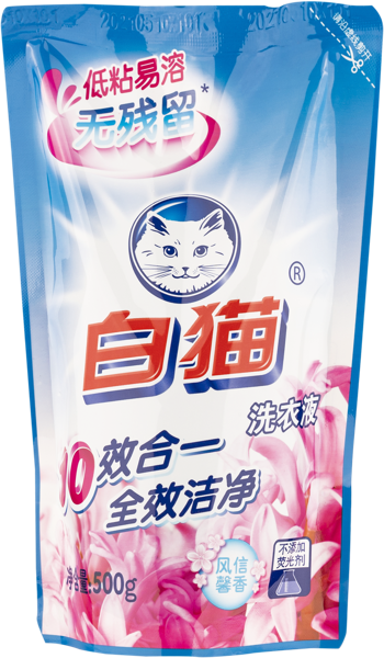 Изображение Средство для стирки жидкое Баимао универсальное Шанхай Хачисон м/у, 500 мл