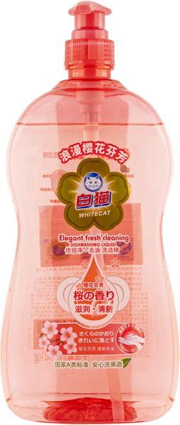 Изображение Средство для мытья посуды Баимао аромат сакуры Шанхай Хатчисон п/у, 1,08 л