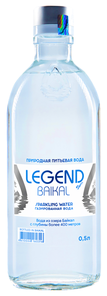 Изображение Вода газ рН 7,0 Легенда Байкала питьевая Байкал Аква с/б, 0,5 л