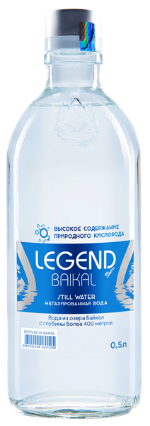 Изображение Вода негаз рН 7,0 Легенда Байкала питьевая Байкал Аква с/б, 0,5 л