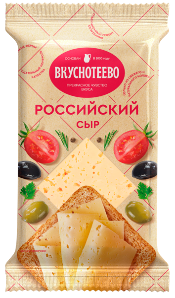 Изображение Сыр 50% Вкуснотеево российский Молвест м/у, 200 г
