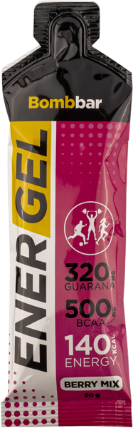 Изображение Гель питьевой энергетический Бомббар ягодный микс Фитнес Фуд м/у, 60 г