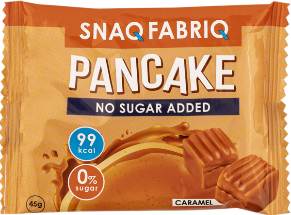 Изображение Панкейк без сахара Снэк фабрик мягкая карамель Фитнес Фуд м/у, 45 г
