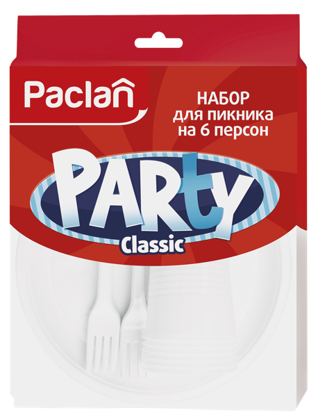 Изображение Набор для пикника Паклан пати классик на 6 персон СеДо сп м/у, 1 шт
