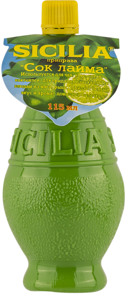 Изображение Сок лайма Сицилия Пец Хаас п/б, 115 мл