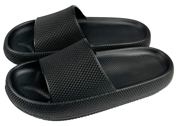 Изображение Пантолеты женские пляжные Смайл оф Милади эва черные РПТ п/у, 1 пара