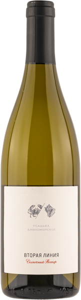 Изображение Вино белое сухое стиль №1 Пино Блан купаж ЗНМП солнечный ветер Дивноморье с/б, 0,75 л