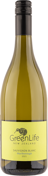 Изображение Вино белое сухое стиль №2 Совиньон Блан Мальборо гринлайф Мисти Ков Вайнс с/б, 0,75 л