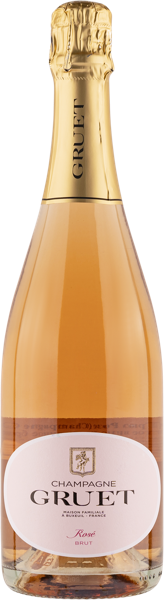 Изображение Шампанское розовое брют Грюэ пино нуар купаж розе Грюэ с/б, 0,75 л