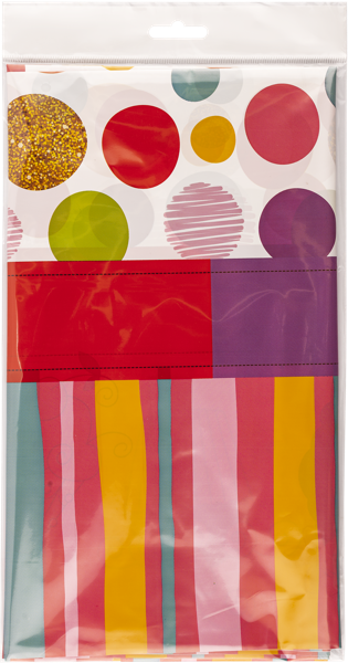 Изображение Скатерть 120*180см розовая Тортик НД Плэй м/у, 1 шт