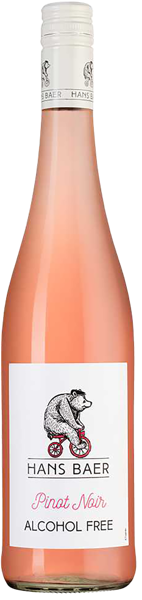 Изображение Вино Розовое 0,5% Безалкогольное ханс баер пино нуар Вайнкеллерай Хехтсхайм с/б, 0,75 л