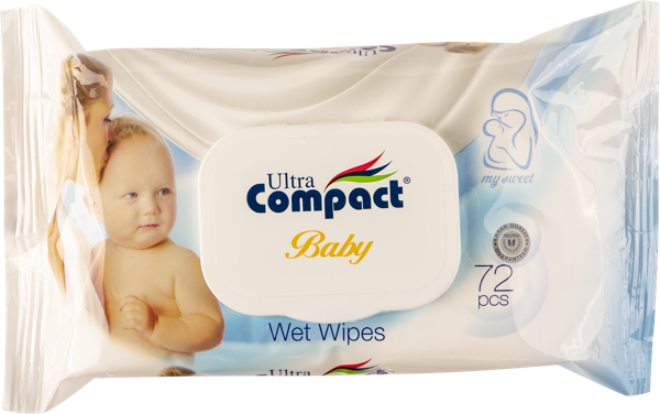 Изображение Салфетки влажные детские Ультра компакт Арсан Кимья м/у, 72 шт