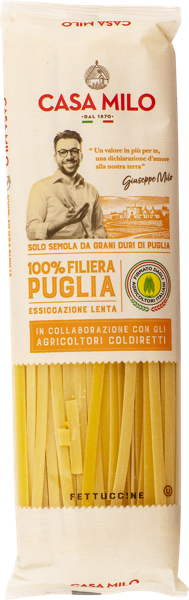 Изображение Макароны из твердой пшеницы Каза мило из Апулии фетучини Гр.а.м.м. м/у, 500 г