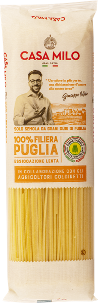 Изображение Макароны из твердой пшеницы Каза мило из Апулии спагеттони Гр.а.м.м. м/у, 500 г