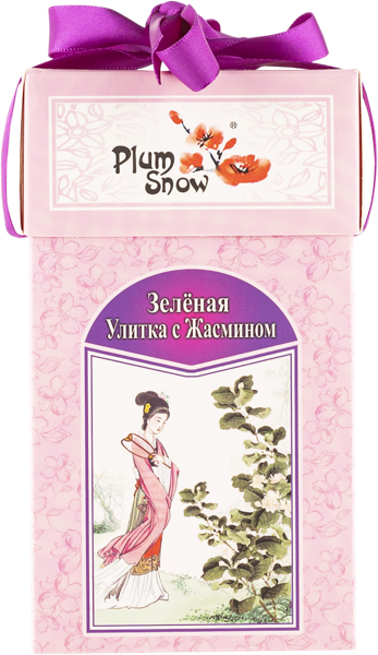 Изображение Чай зеленый Плам Сноу зеленая улитка жасмин Хунань Саосян Ти кор, 100 г