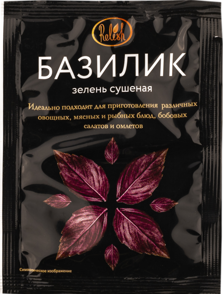 Изображение Базилик молотый Релиш Релиш м/у, 10 г