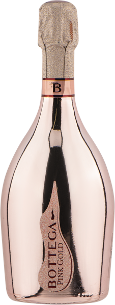 Изображение Вино игристое розовое брют Боттега Голд просекко розе Боттега с/б, 0,75 л
