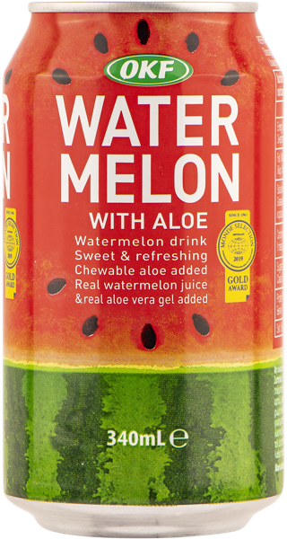 Изображение Напиток сокосодержащий негаз Фрут Дринкс арбуз ОКФ Корпорейшн ж/б, 0,34 л