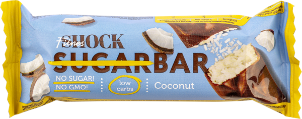 Изображение Батончик протеиновый Фитнес шок кокос Фитнес десерты м/у, 50 г