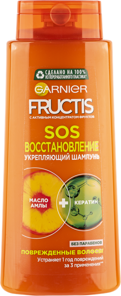 Изображение Шампунь для поврежден волос Фруктис сос восстановление Лореаль п/у, 700 мл