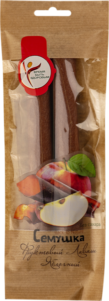 Изображение Фруктовый лаваш Семушка яблоки Комсервис м/у, 80 г