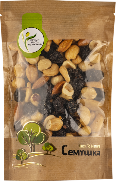 Изображение Коктейль орехи сухофрукты Семушка с изюмом Комсервис м/у, 150 г