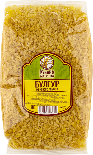 Изображение Крупа Пшеничная Кубань матушка булгур Югоптторг-23 м/у, 600 г