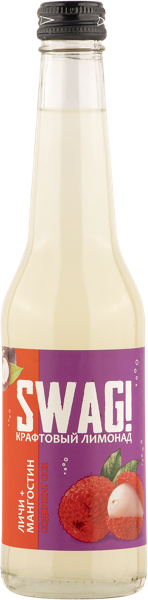 Изображение Напиток газ Свэг личи мангостин Атардо с/б, 0,33 л