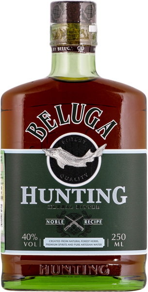 Изображение Ликер 38% Белуга Хантинг травяной Мариинск. ЛВЗ ОАО с/б, 0,25 л