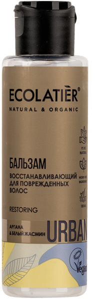 Изображение Бальзам для поврежденн волос Эколатье урбан БИО восстановление аргана ЭкоЛаборатория п/у, 100 мл