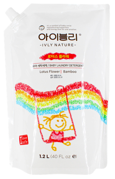 Изображение Средство для стирки жидкое Ивлу детский лотос и бамбук Си энд И Ко м/у, 1,2 л