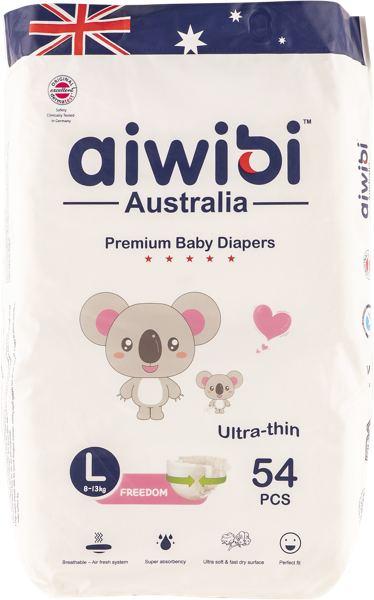 Изображение Подгузники L 9-14кг Айвиби премиум Ефар Индастриал м/у, 54 шт