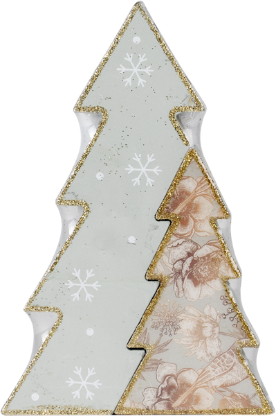 Изображение Статуэтка 16,5см цветная Купман елки с узором Купман Интернэшнл , 1 шт